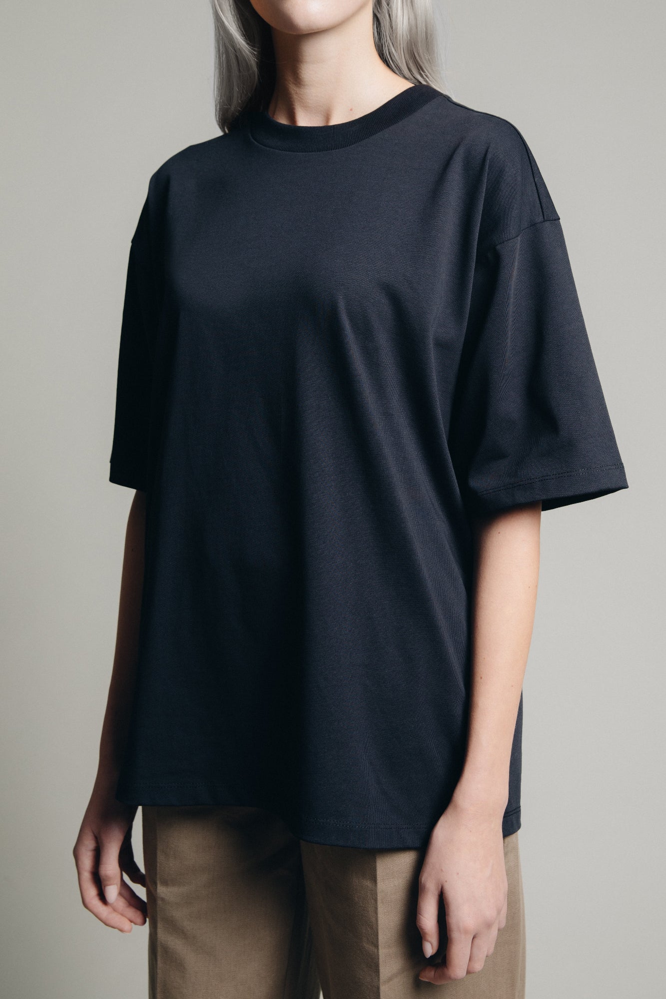 One T V Oversized T-Shirt with Back Print