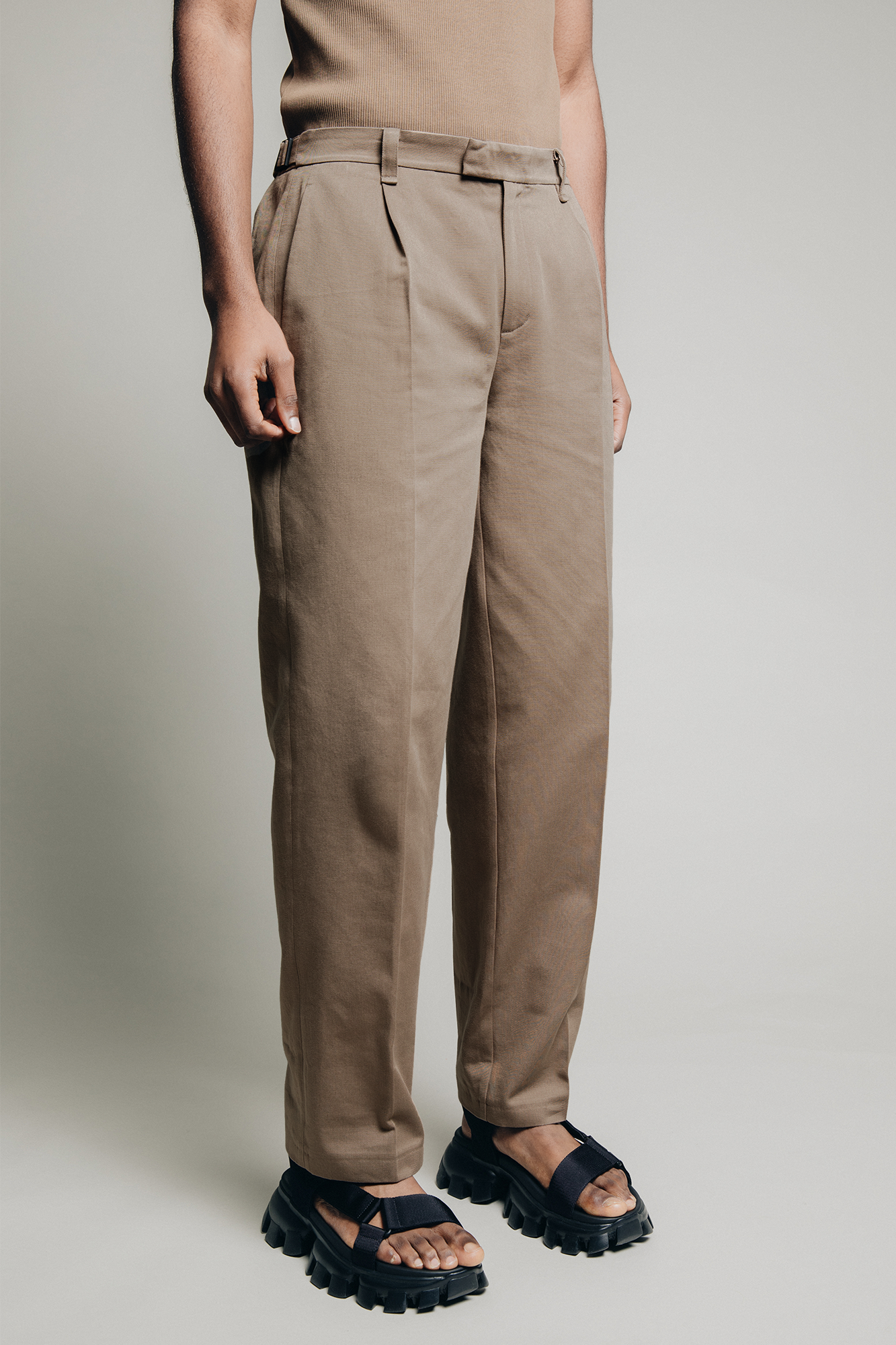 M1kyta II Wide Leg Pants in Tobacco