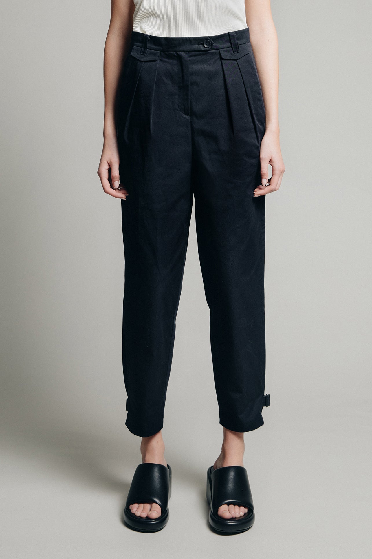 1lya II Cotton Regular Fit Pants Black - 1C1Y | One Child One Year