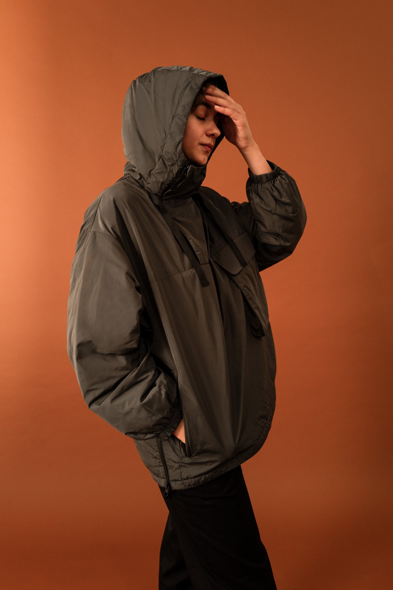 One Anorak Minimal Padded Jacket