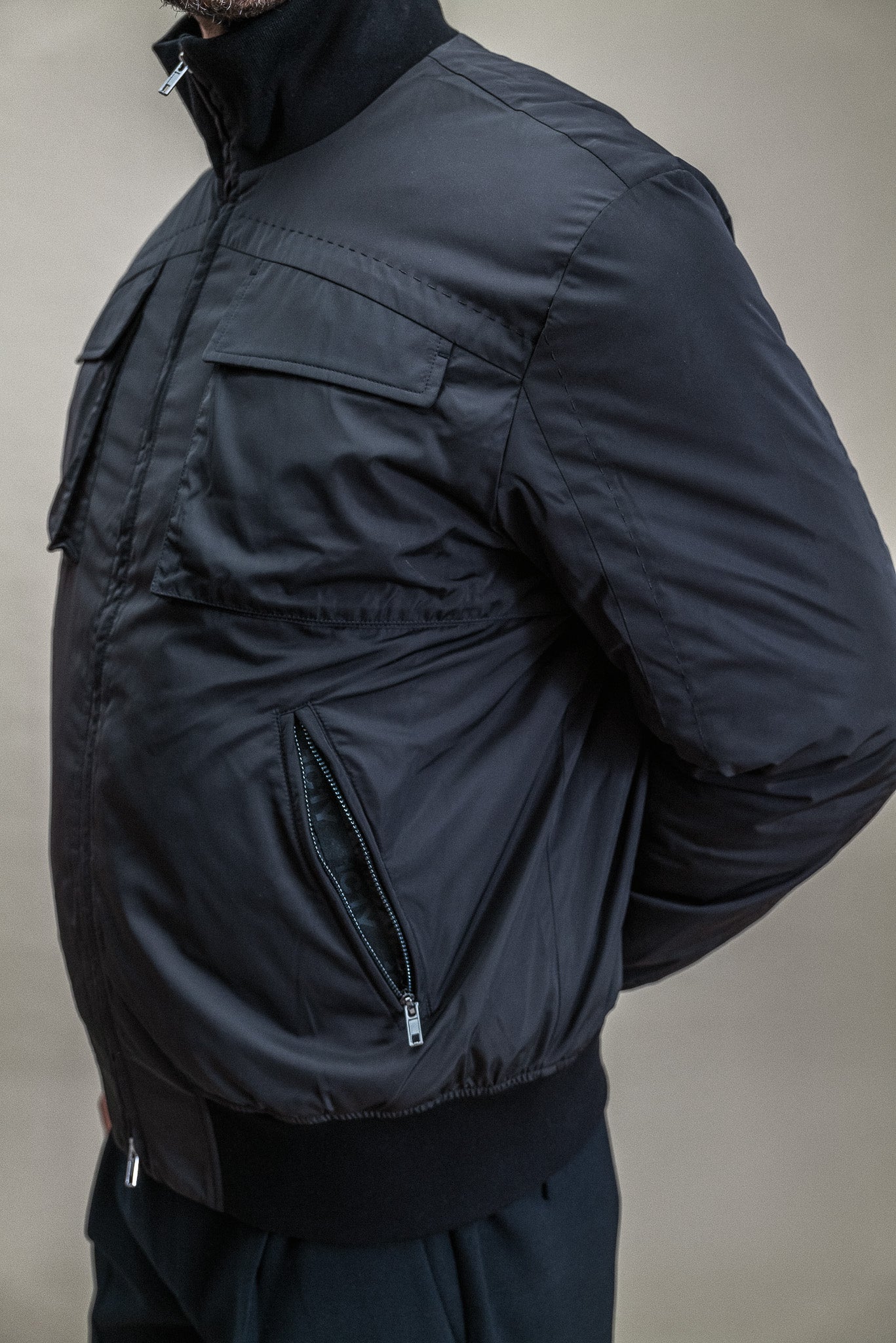 1gor Nylon Bomber Jacket