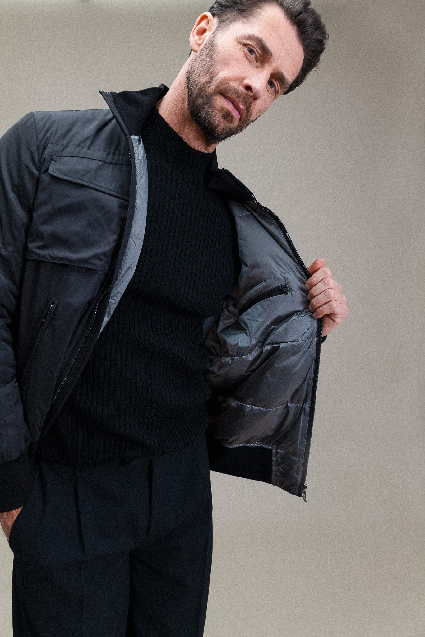 1gor Nylon Bomber Jacket
