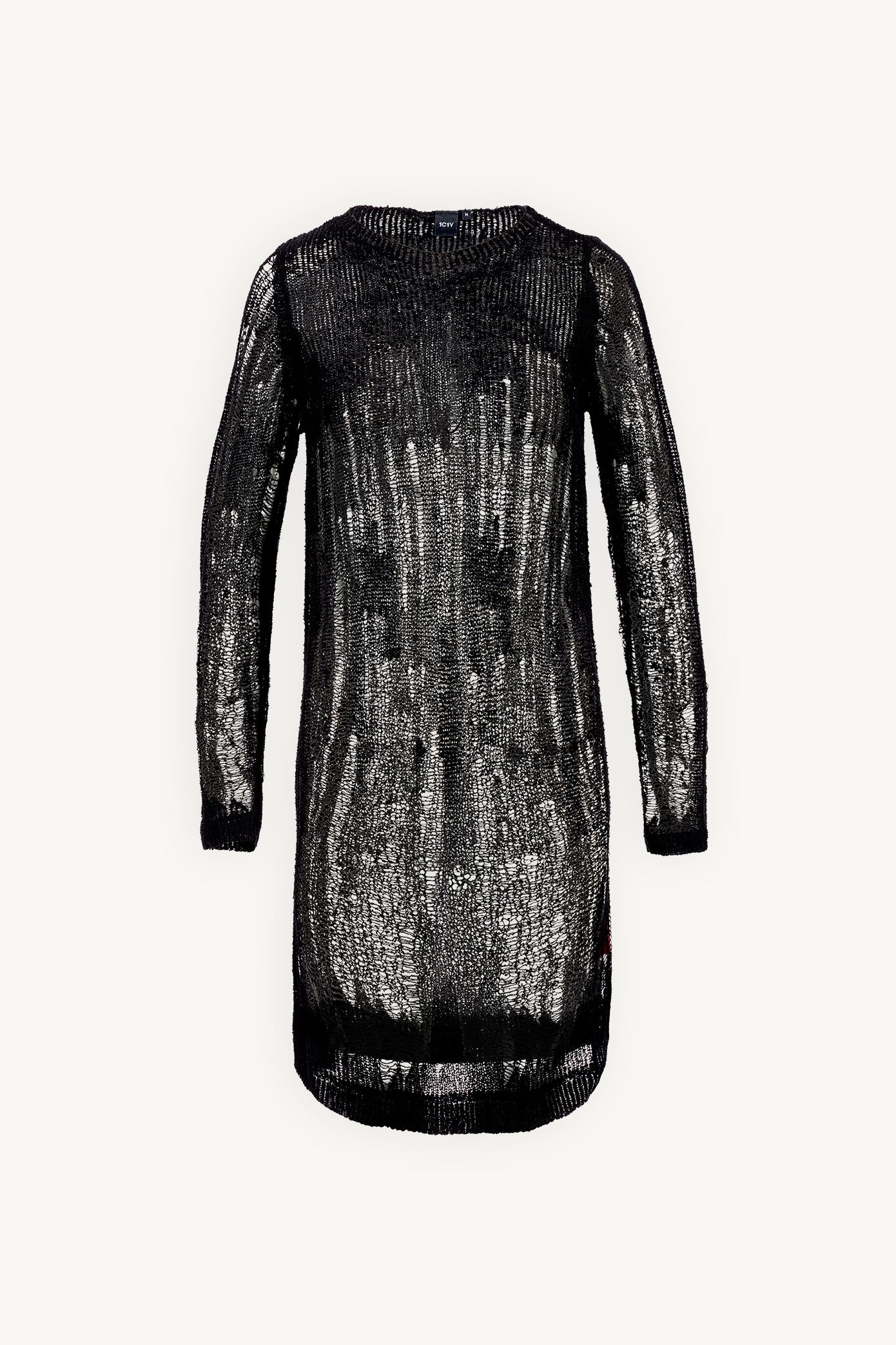 Ze1na Knit Dress in Distressed Look
