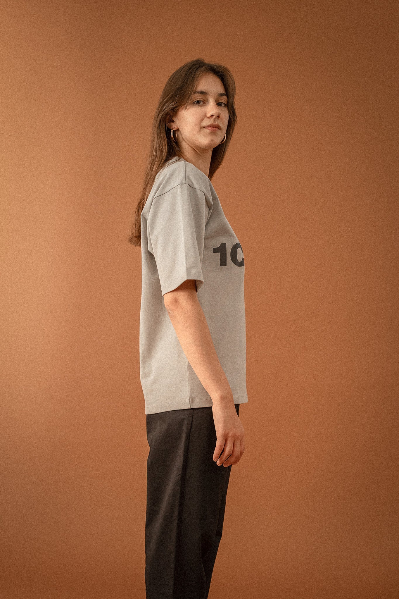 One T Shirt in Grey for Women - 1C1Y | One Child One Year