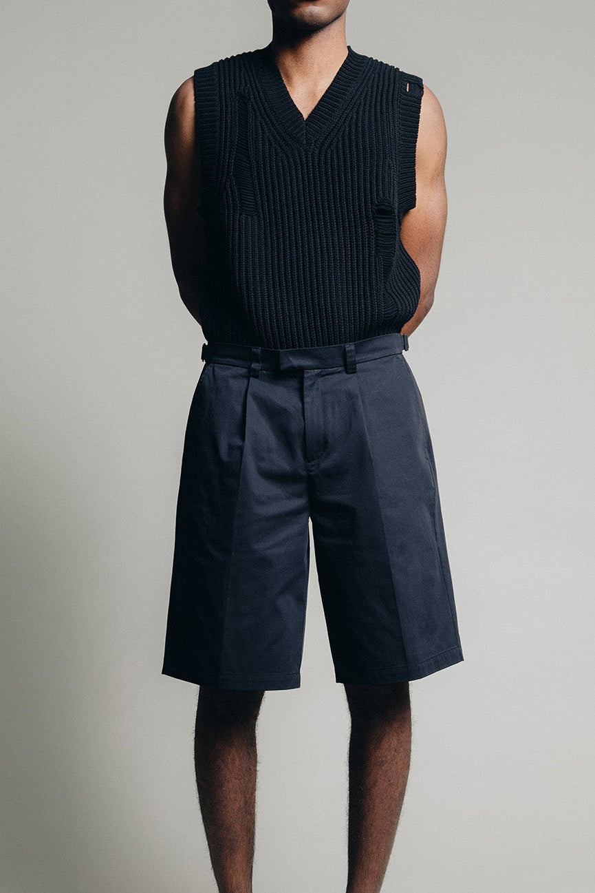 Bermuda Shorts for Men in Black