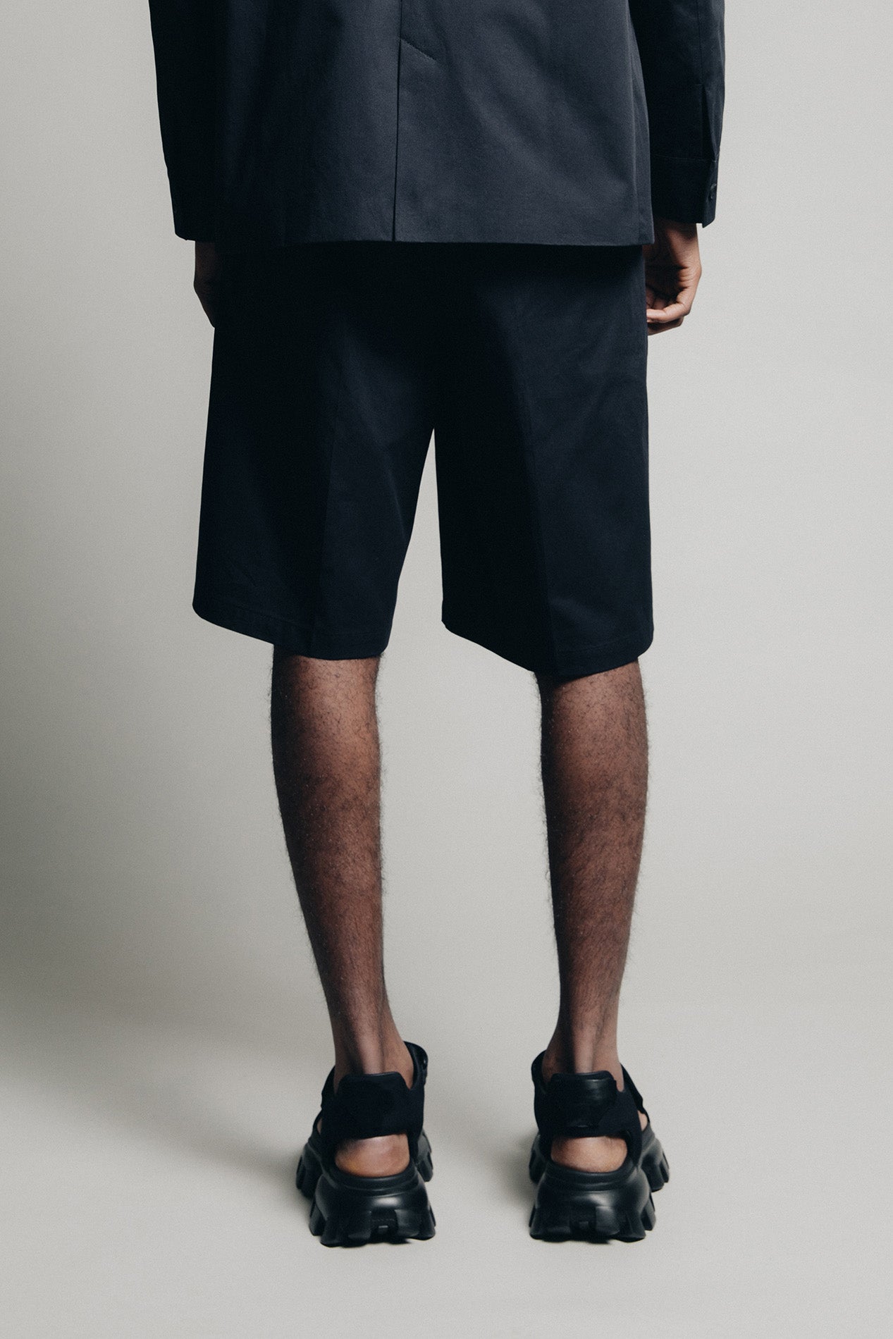 Bermuda Shorts for Men in Black