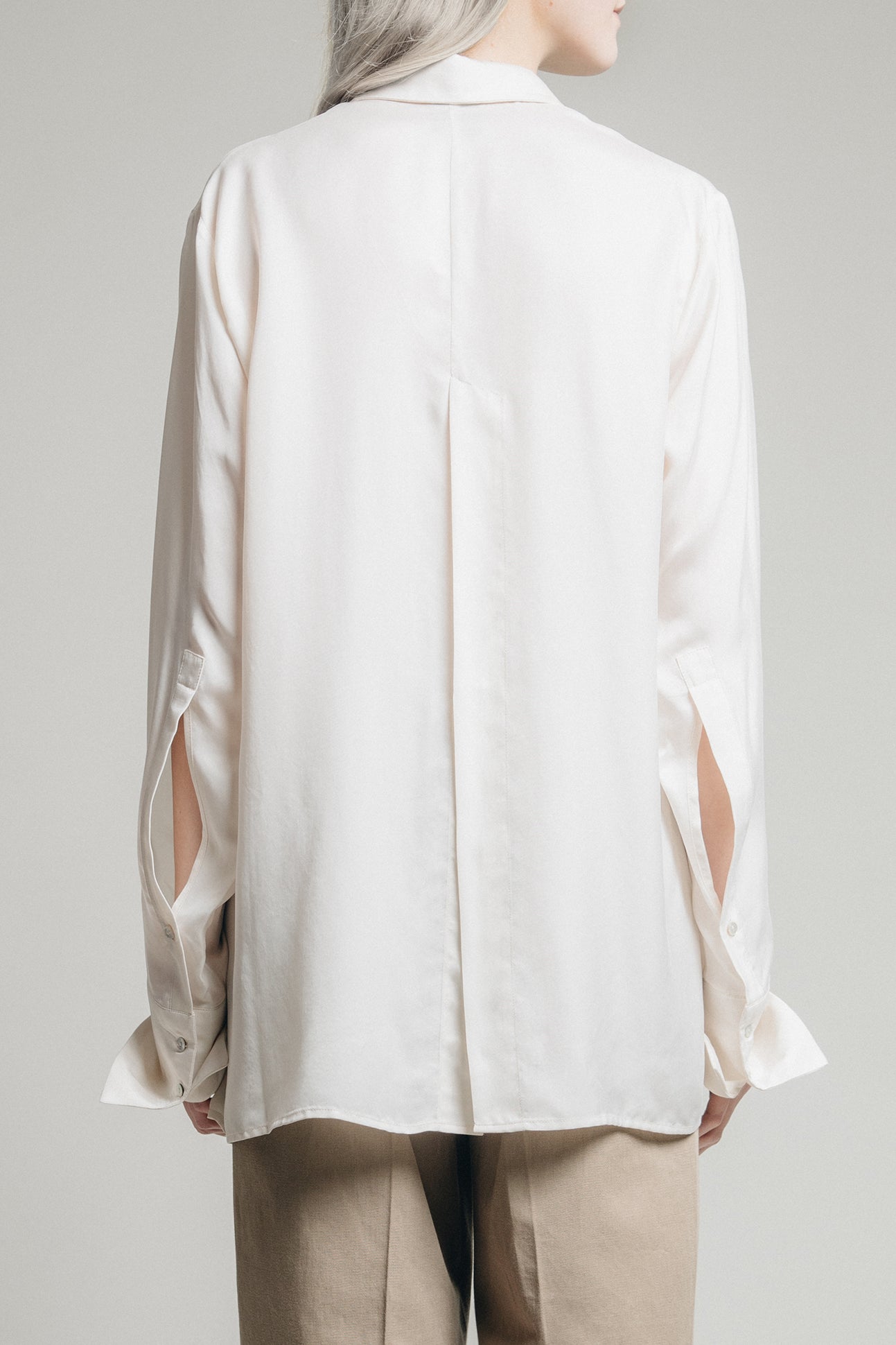 Sha1maa Silky Blouse in Ivory