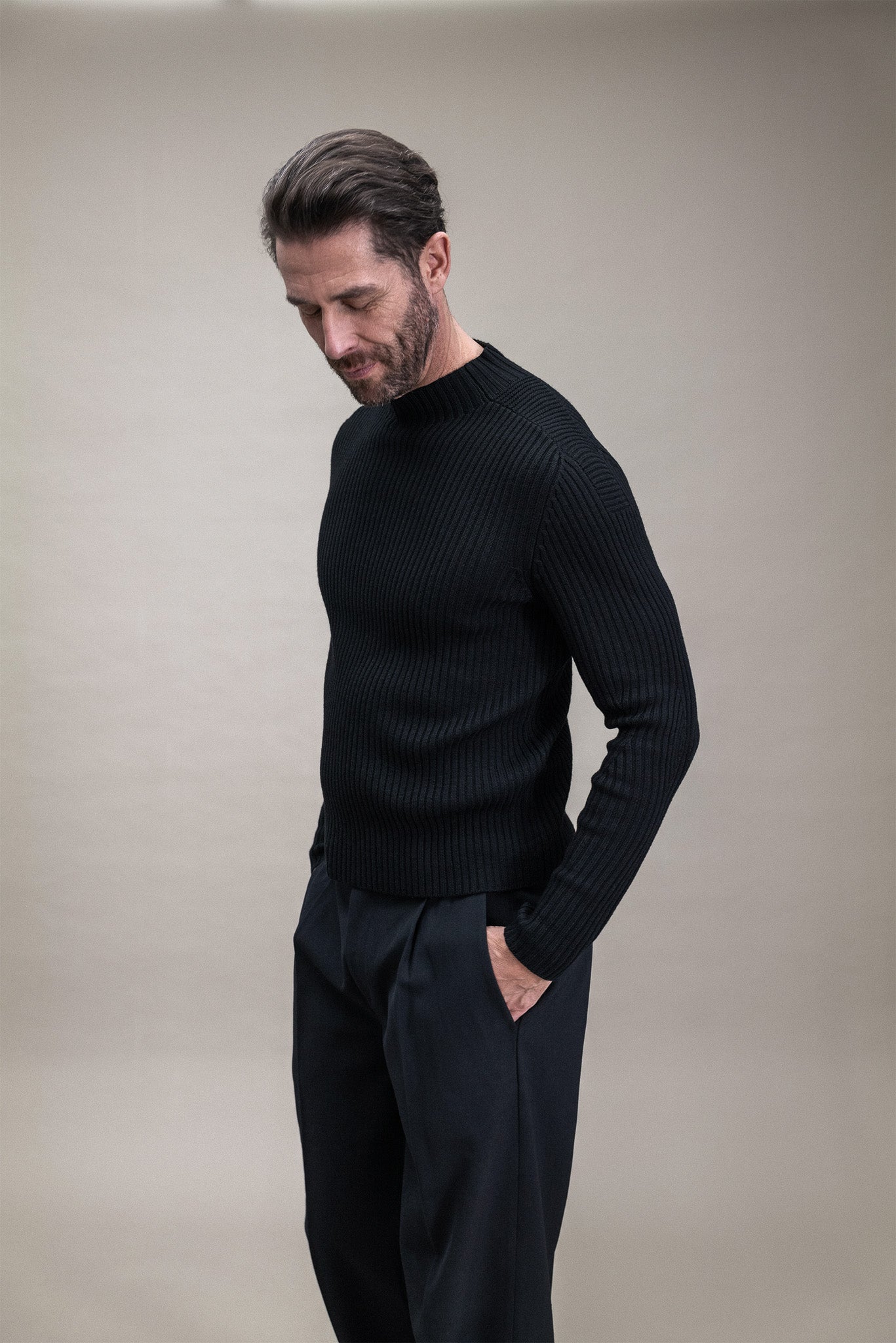 W1ad Strickpullover für Herren aus Merinowolle