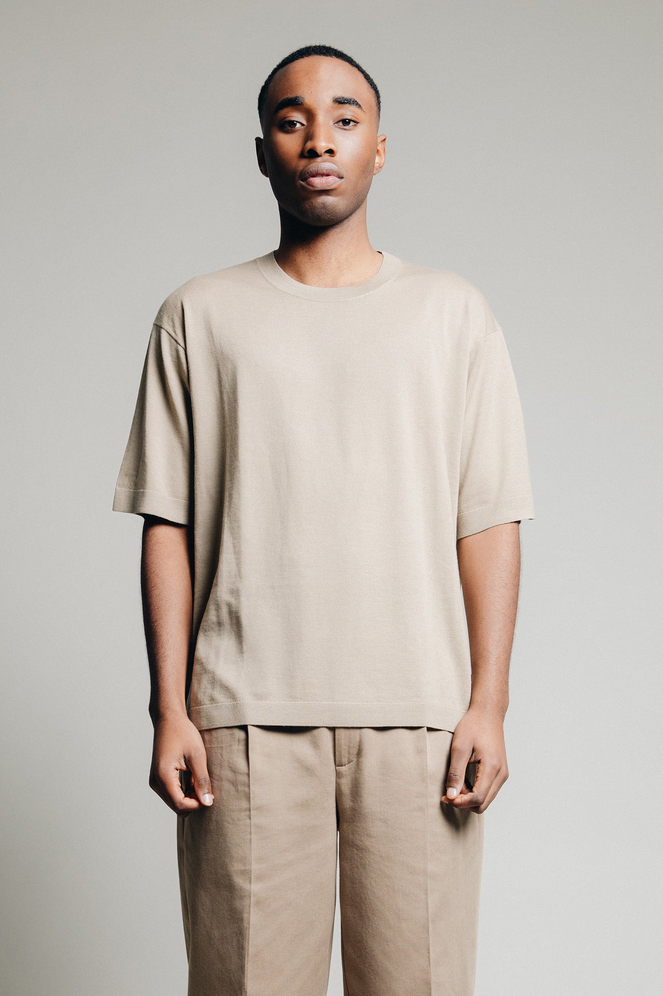 1van Merino T-Shirt in Sand - 1C1Y | One Child One Year