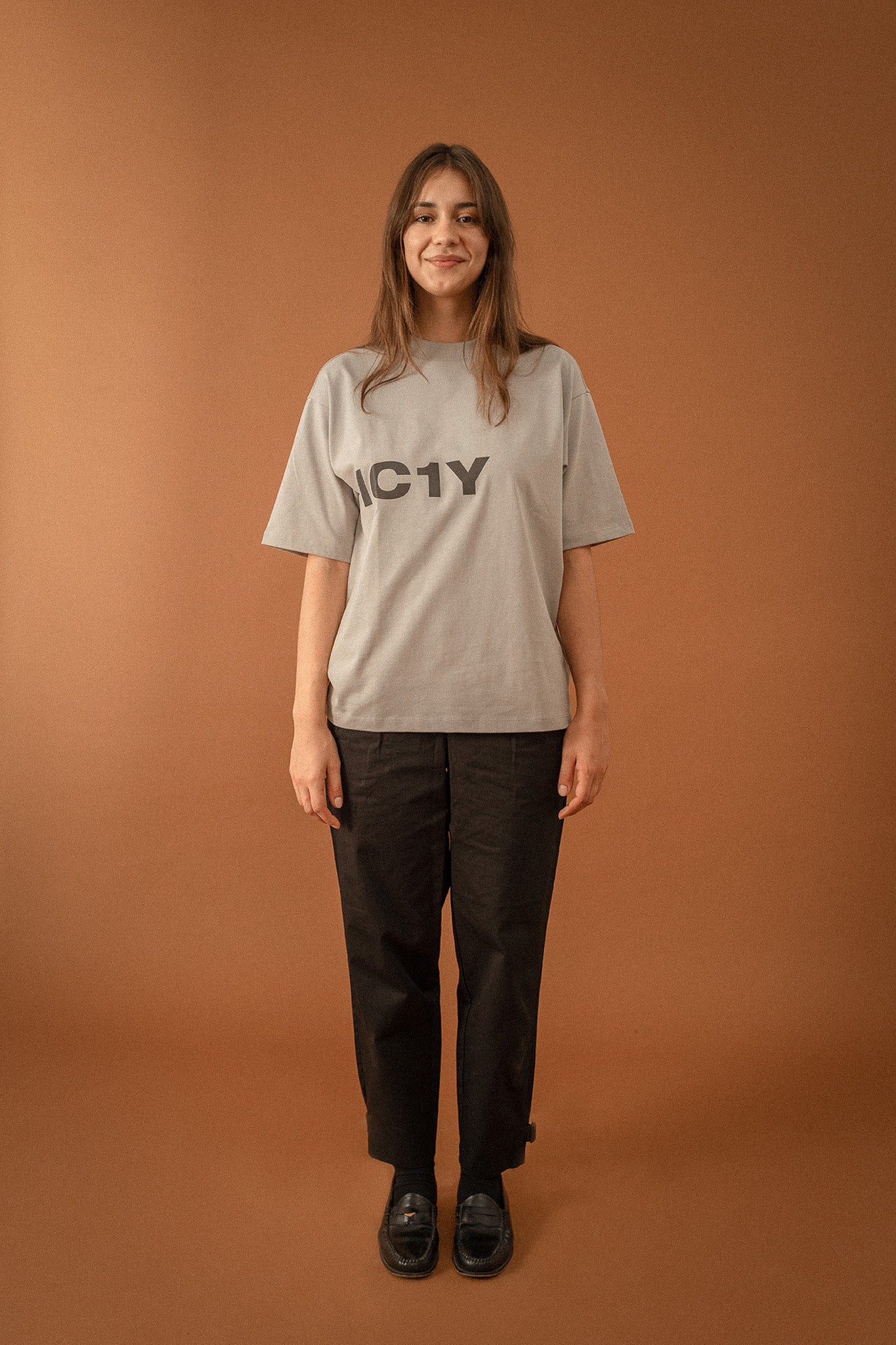 One T Shirt in Grey for Women