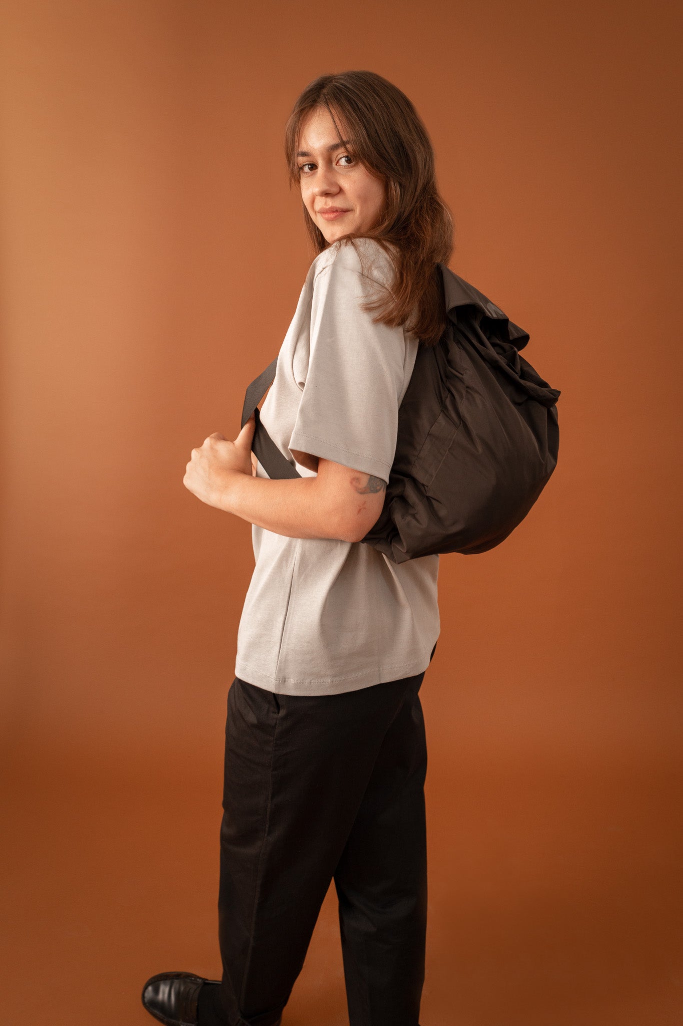One Anorak Oversized Jacket in Black