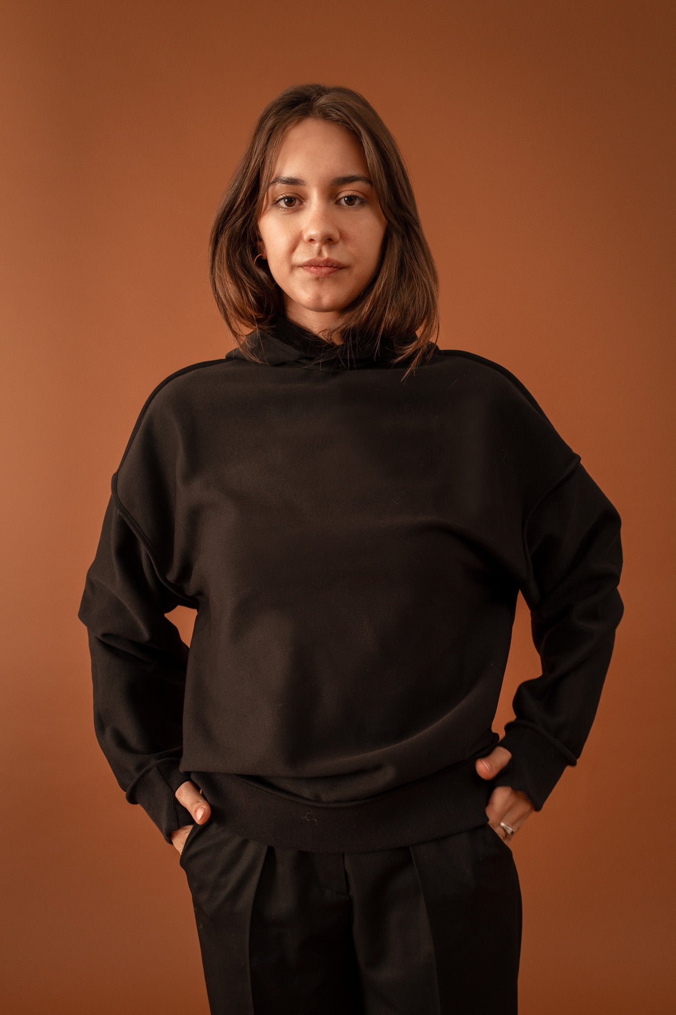 One Hoodie Reversible Corduroy Sweatshirt
