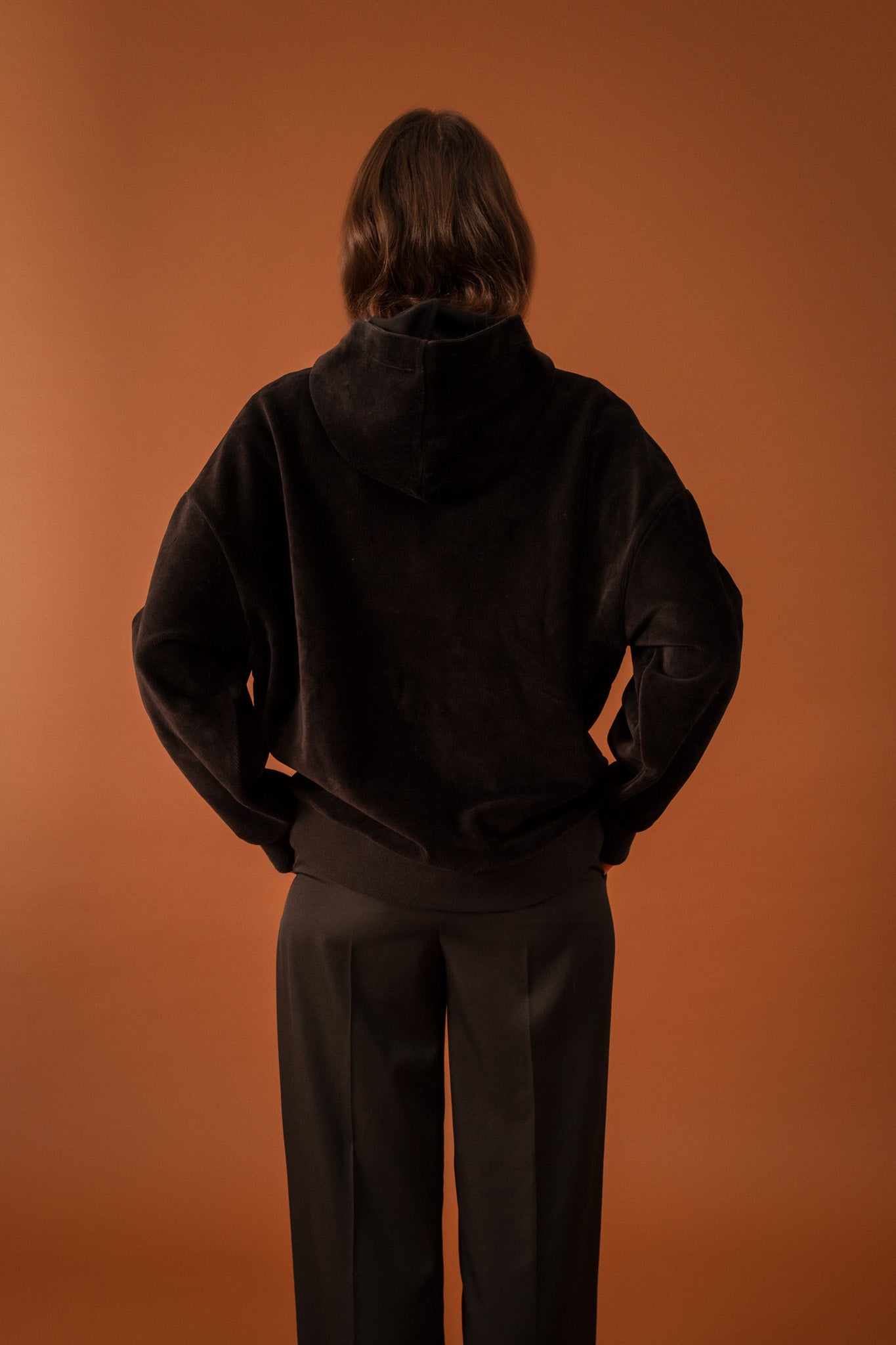 One Hoodie Reversible Corduroy Sweatshirt