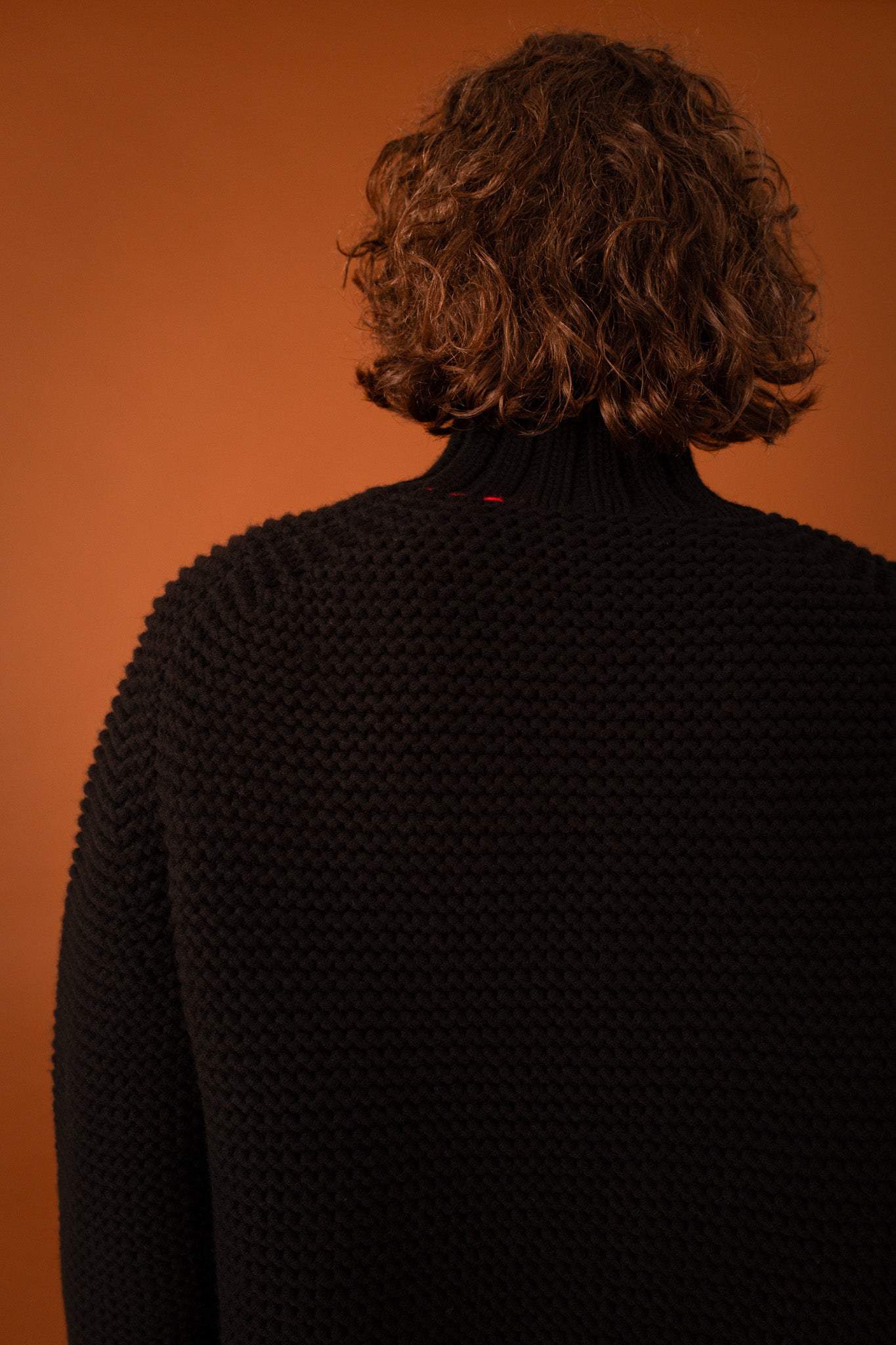 One Macro Chunky Knit for Men in Black