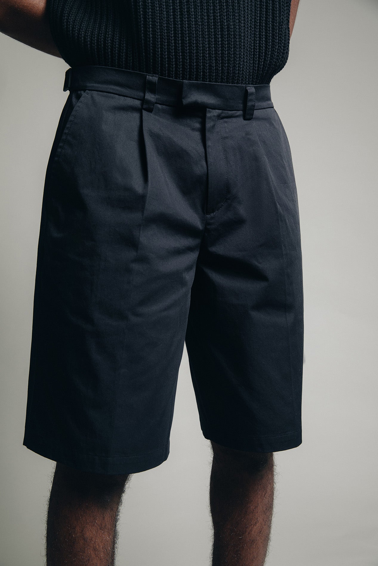 Bermuda Shorts for Men in Black