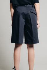 One Shorts in Paper Touch Cotton Black