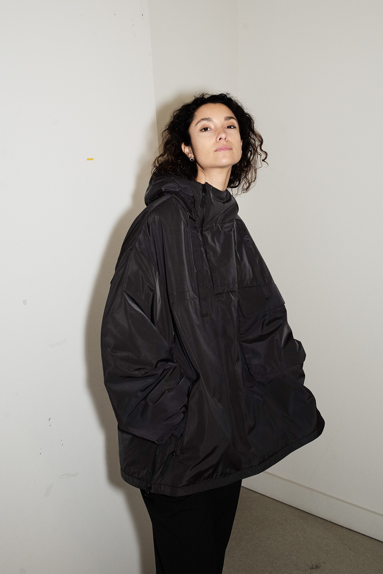 One Anorak Oversized Jacket in Black
