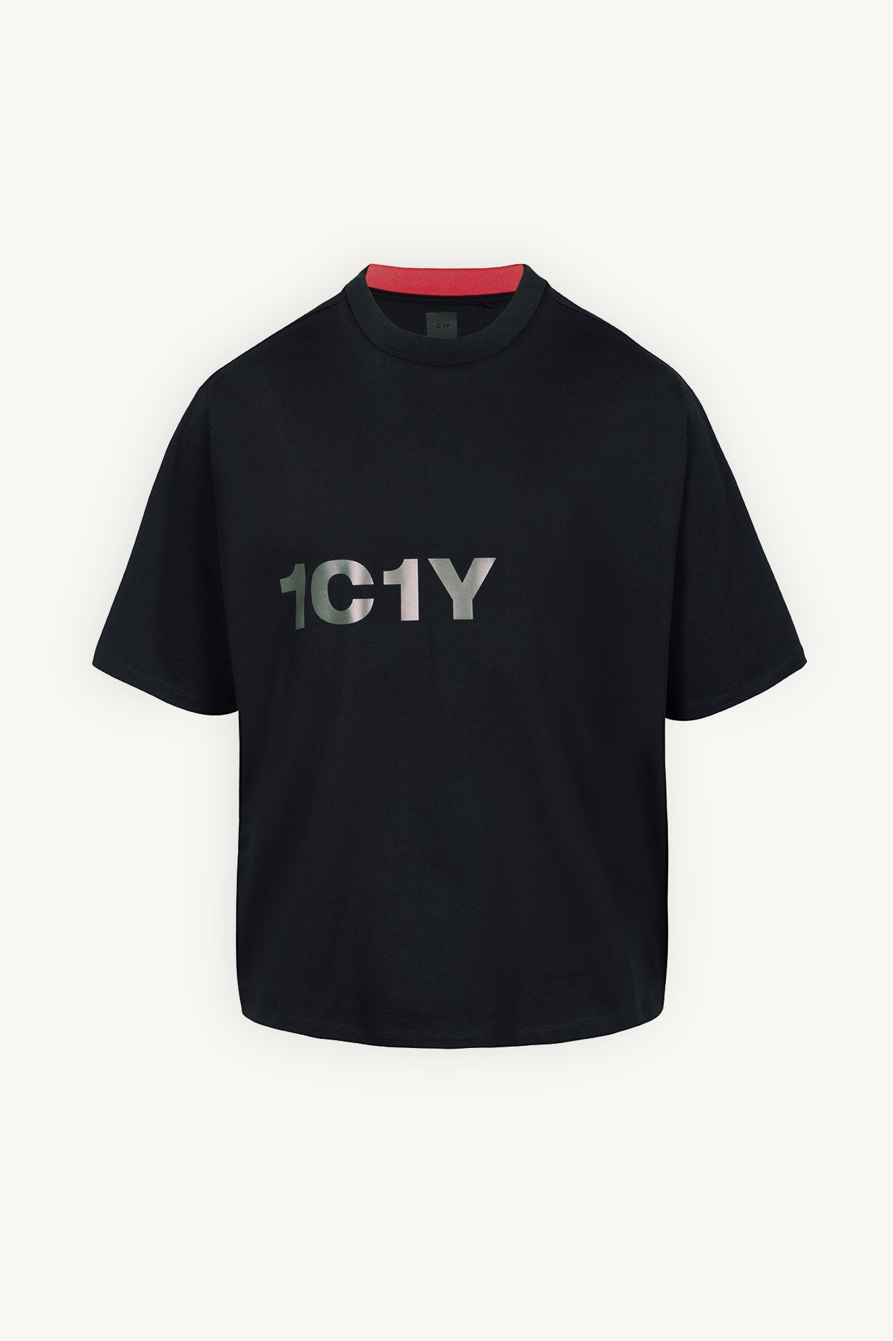 One T Oversized with Reflective Print