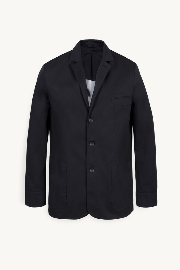 Andr1a Jacket aus Baumwolle in Schwarz