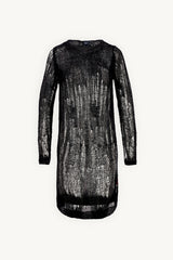 Ze1na Knit Dress in Distressed Look