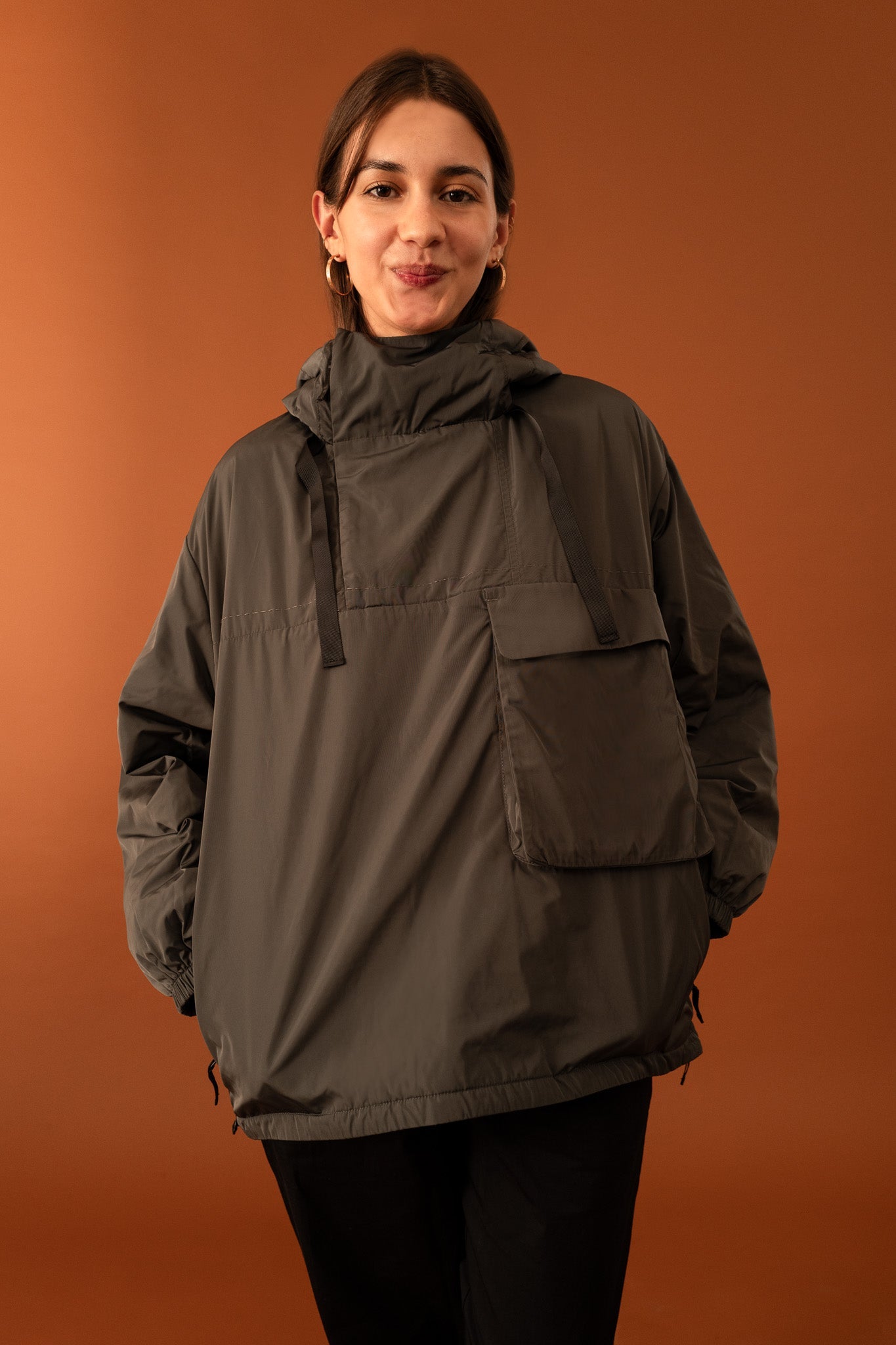 Streetwear Designer Jacket in Grey - One Anorak | 1C1Y