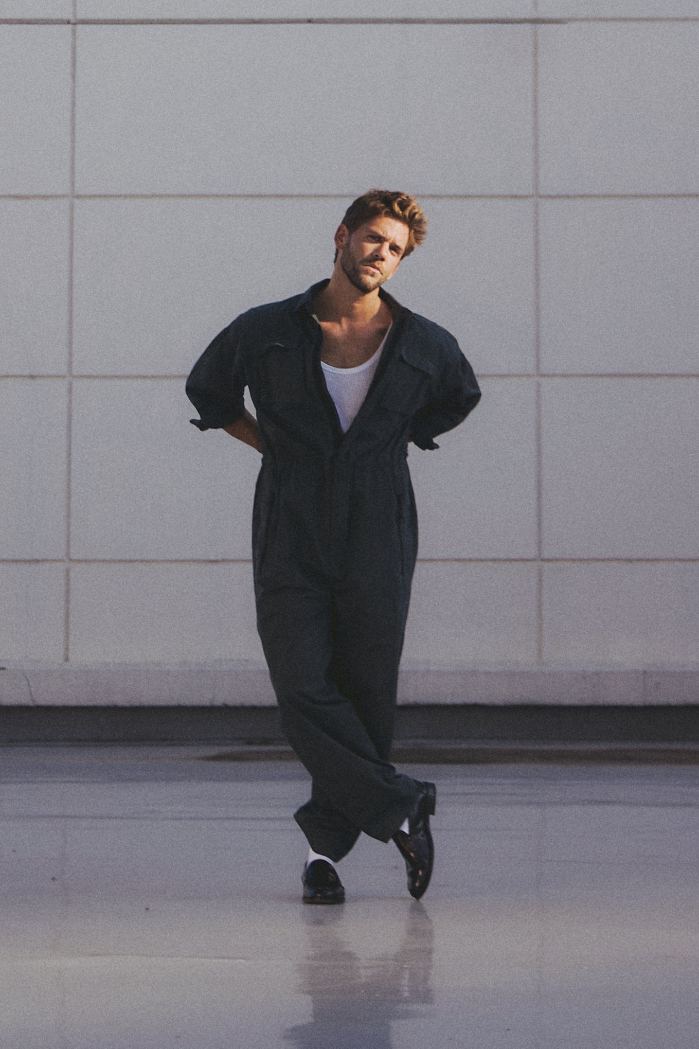 One Overall Jumpsuit for Men in Grey - 1C1Y | One Child One Year