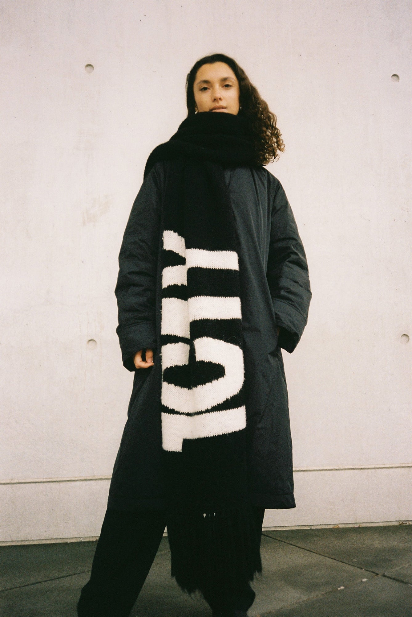 One Scarf Brushed Wool with Fringes - 1C1Y | One Child One Year