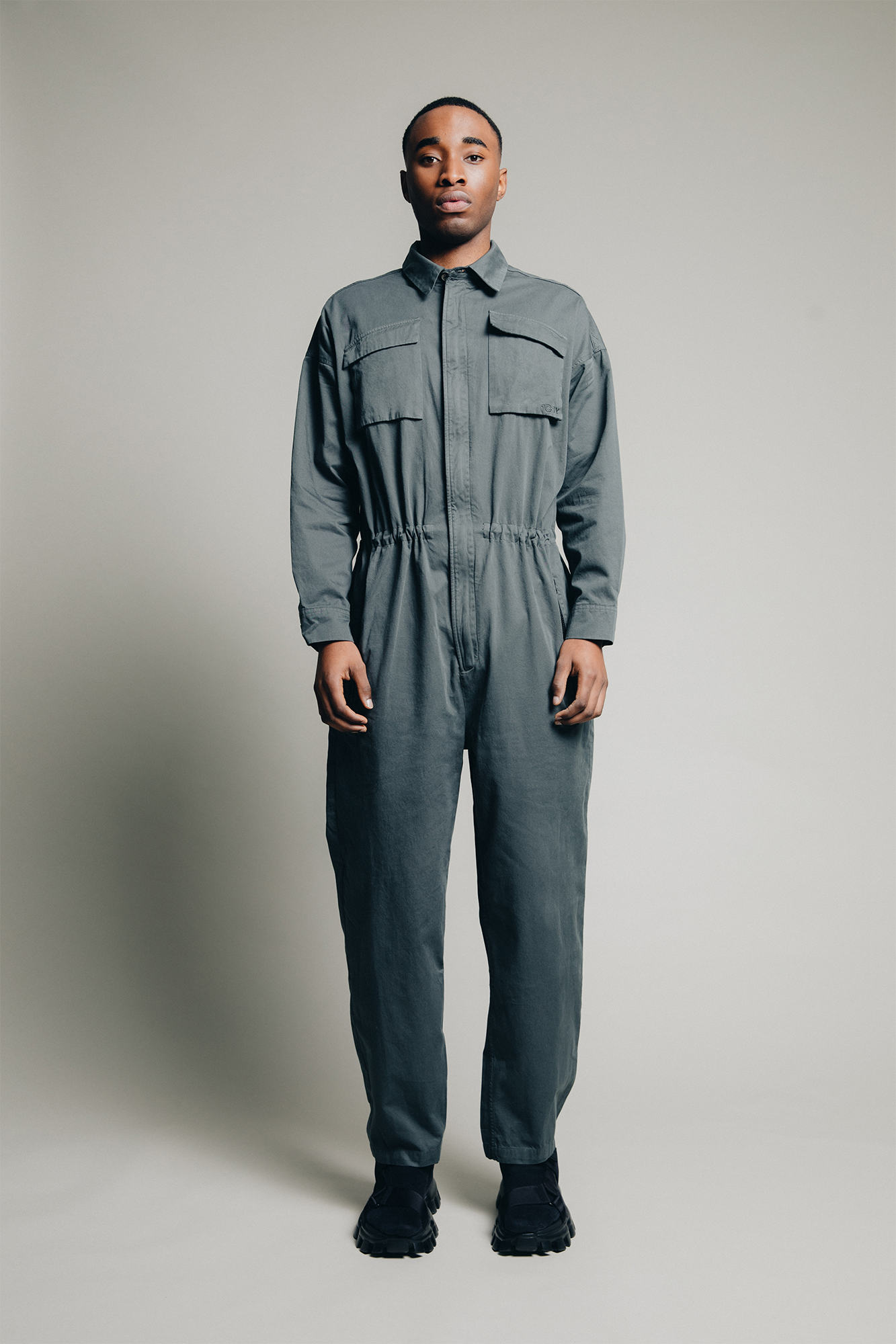 One Overall relaxed Jumpsuit mit Taschen