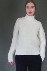 One Macro Knit Chunky Merino Sweater