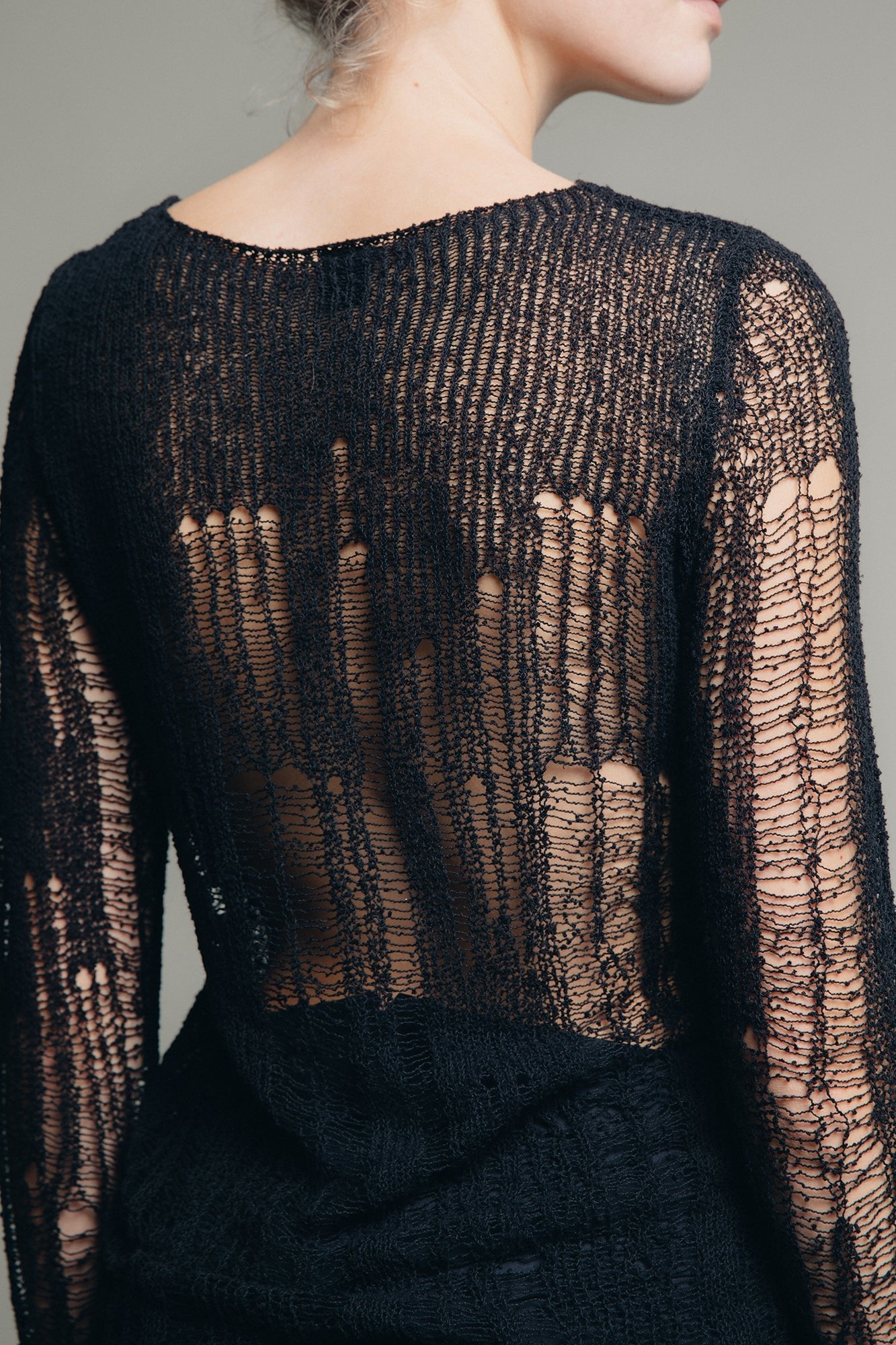 Ze1na Knit Dress in Distressed Look - 1C1Y | One Child One Year